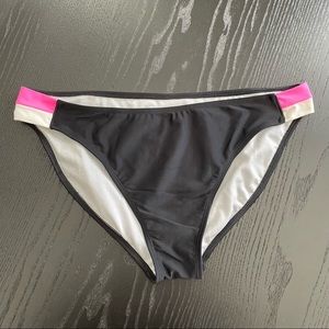 NWOT Black Pink White Bikini Bottom